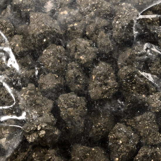 Large Group of One Hundred [100] Small Pyrite (Fools Gold) Specimens