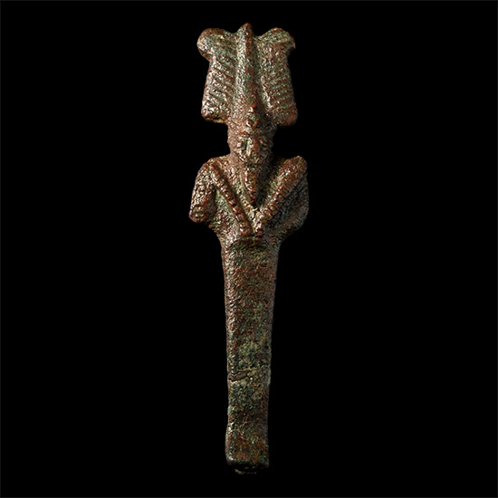 Egyptian Bronze Osiris Figure