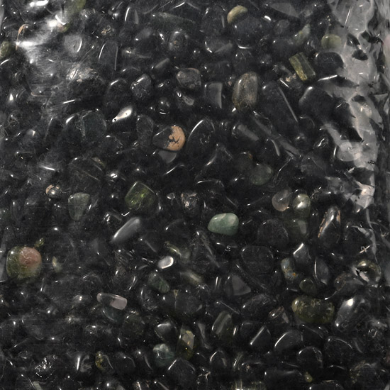 Very Large Quantity of Polished Green Tourmaline Gemstones
