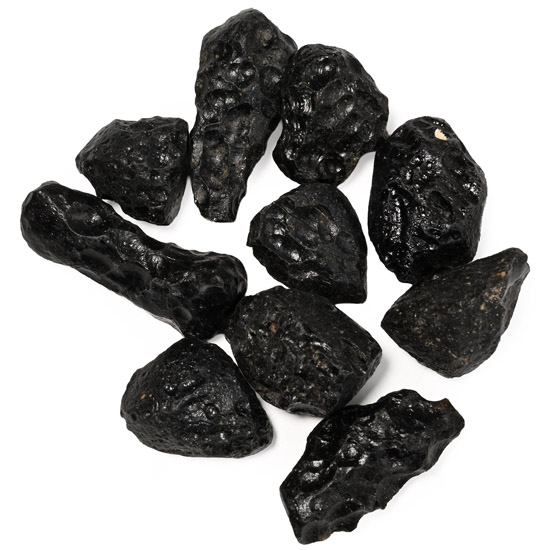 Group of Ten [10] Meteorite Crater Tektite Specimens
