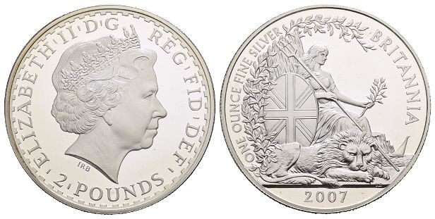 Great Britain. Elizabeth II AR 2 Pounds.