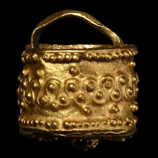 Pre-Viking Gold Aroma Bucket Pendant