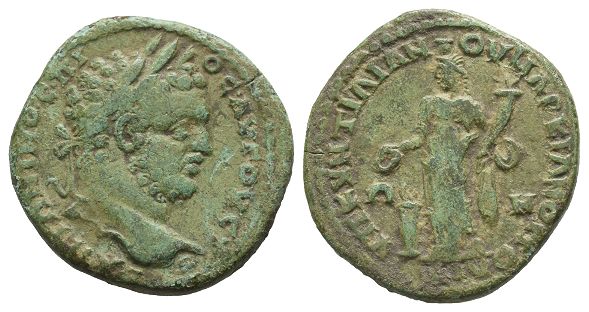 Caracalla AE Tetrassarion or 4 Assaria of Marcianopolis, Moesia Inferior.