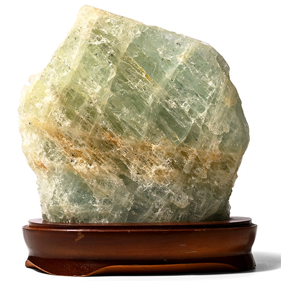 Large Rough Aquamarine Crystal on Plinth