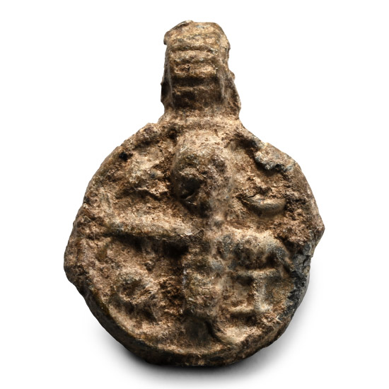 Anglo-Saxon Lead Crucifixion Pendant