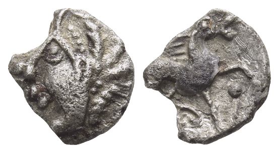 Celtic Britannia. Catuvellauni and Trinovantes, Tasciovanos AR Unit.