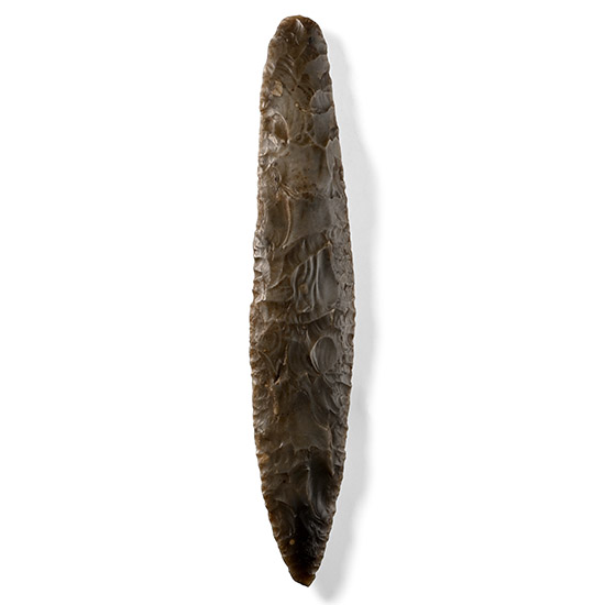 Danish Type-1B Knapped Flint Dagger