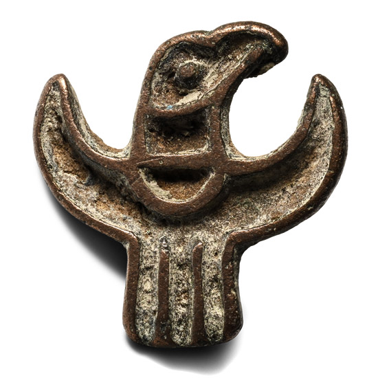 West Central Asian Bronze Eagle-Shaped Seal Matrix