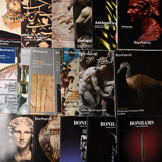 Bonhams and Christies Antiquities Auction Catalogues - 19 Titles