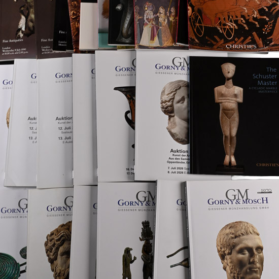 Christies and Gorny & Mosch Antiquities Catalogues - 26 Titles