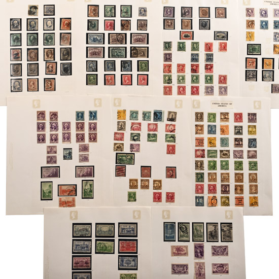 United States of America Loose-Leaf Stamp Album Pages