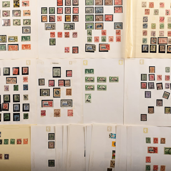 Commonwealth Assorted Loose-Leaf Stamp Album Pages