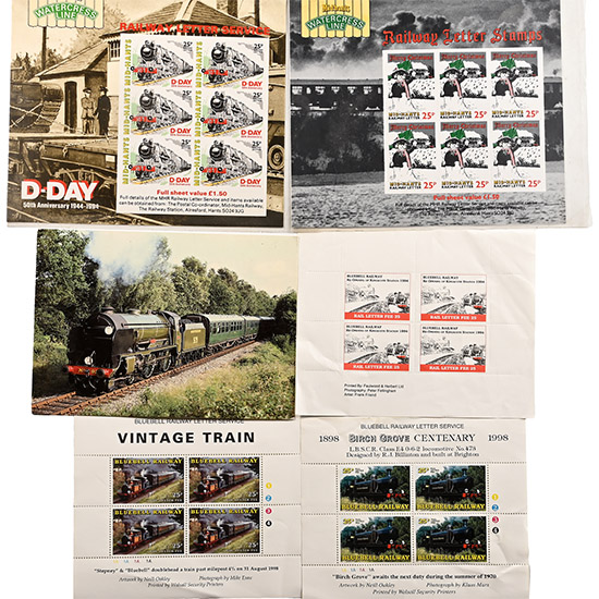 Bluebell Railway Commemorative Stamp Collection