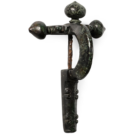 Roman Bronze Crossbow Brooch.