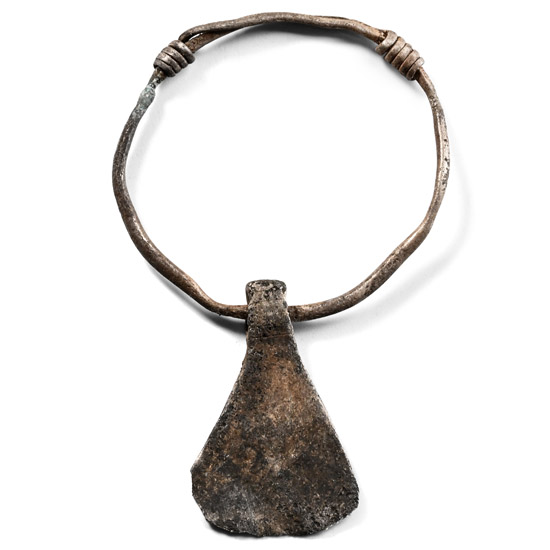 Viking Silver Axe Pendant