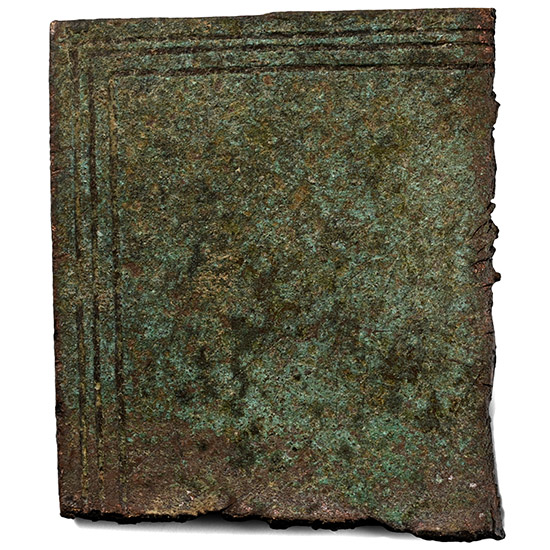 Roman Bronze Diploma Fragment