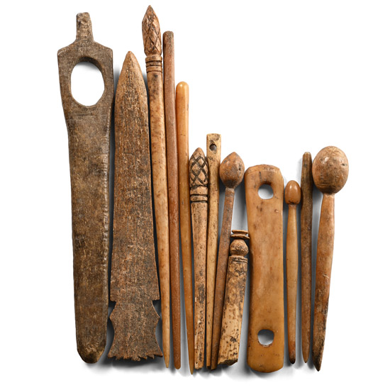 Roman Bone Artefact Collection