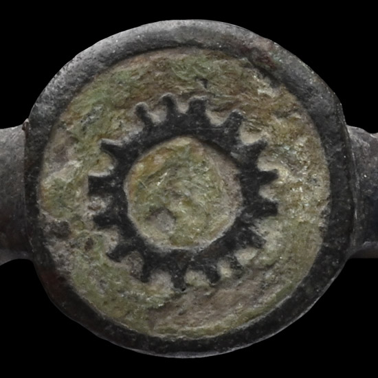Roman Enamelled Bronze Ring