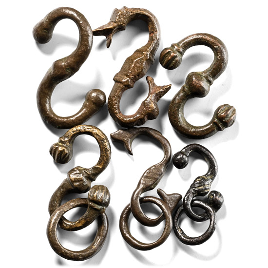 Medieval Bronze Belt Hanger Group