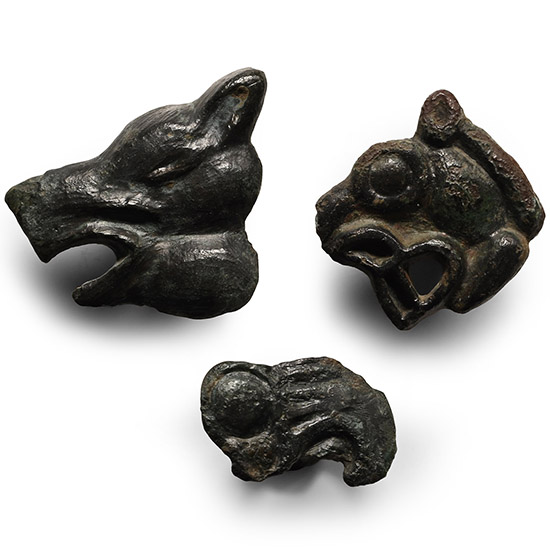 Scythian Bronze Animal Mount Group