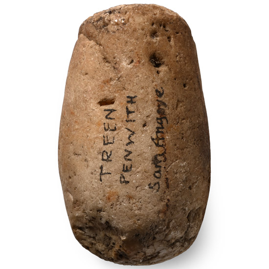 Treen Stone Age Polished Grinding Tool