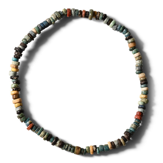 Egyptian Faience Mummy Bead Bracelet