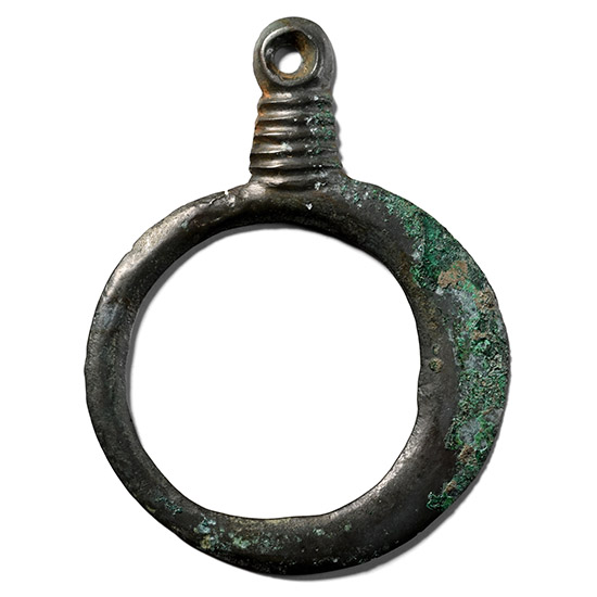 Bronze Age Crescent Moon Pendant