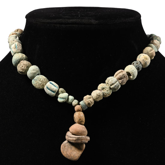Romano-Egyptian Faience and Other Bead Necklace String