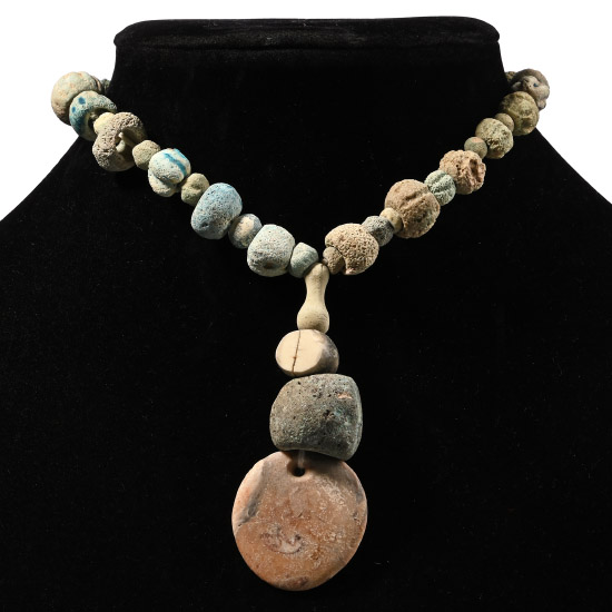 Romano-Egyptian Faience and Other Bead Necklace String