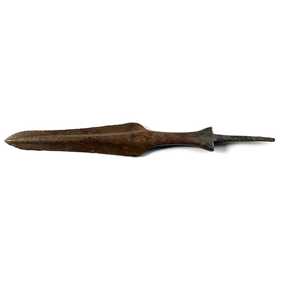 Large Western Asiatic Bronze Spearhead
