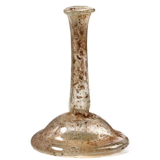 Roman Glass Candlestick Vial