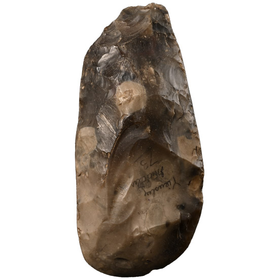 London Stone Age Knapped and Polished Flint Axehead