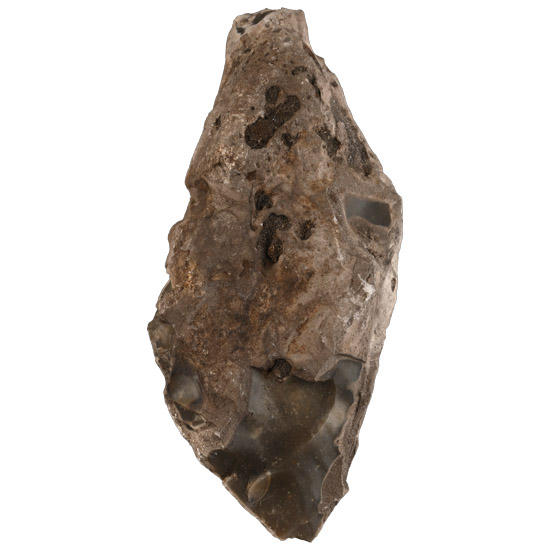 Farnham Stone Age Knapped Flint Chopper