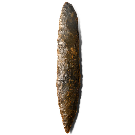 Danish Knapped Flint Dagger