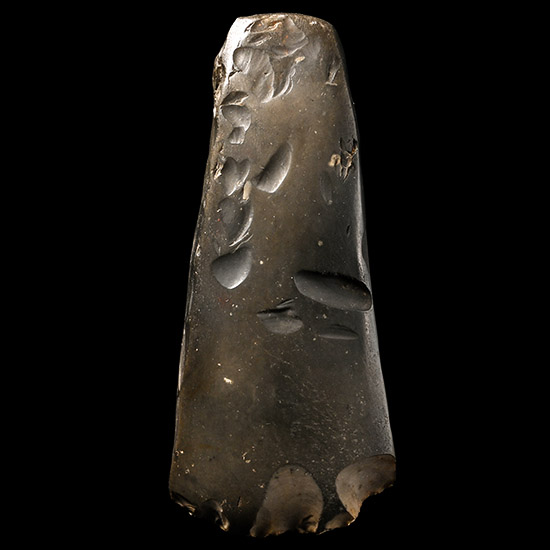 Danish Stone Age Knapped Thick-Butted Flint Axehead