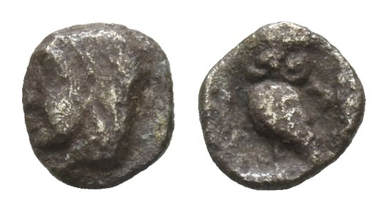 Western Asia Minor, Uncertain Mint AR Tetartemorion.