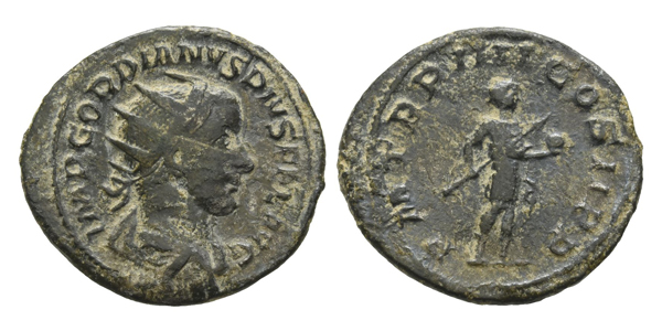 Gordian III AE Antoninianus (Limes Falsum?).