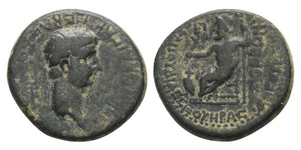 Nero AE 20mm of Akmoneia, Phrygia.
