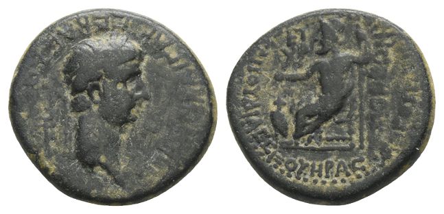 Nero AE 20mm of Akmoneia, Phrygia.