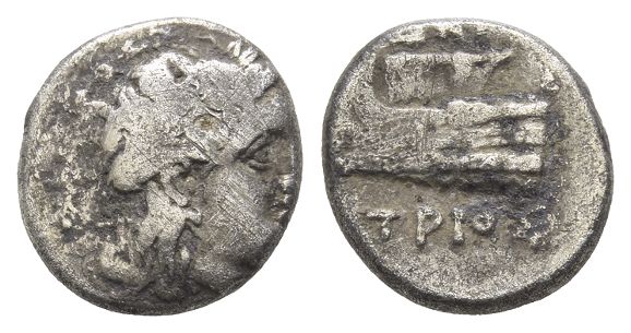 Bithynia, Kios AR Half Siglos or Hemidrachm.