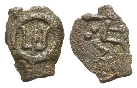 Judaea. Hasmoneans, Alexander Jannaios (Yehonatan) or Successors AE Prutah.