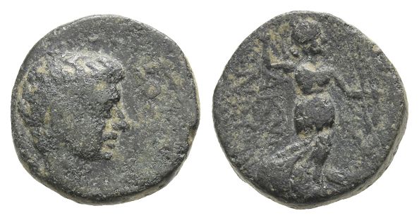 Tiberius AE 17mm of Acmoneia, Phrygia.