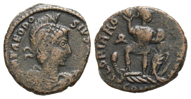 Theodosius I AE 21mm.