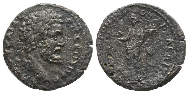 Septimius Severus AE Diassarion of Saitta, Lydia.