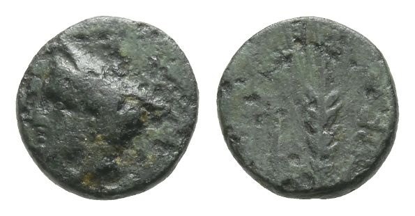 Lesbos, Eresos AE 9mm.