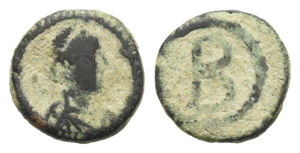 Justinian I AE 2 Nummi.
