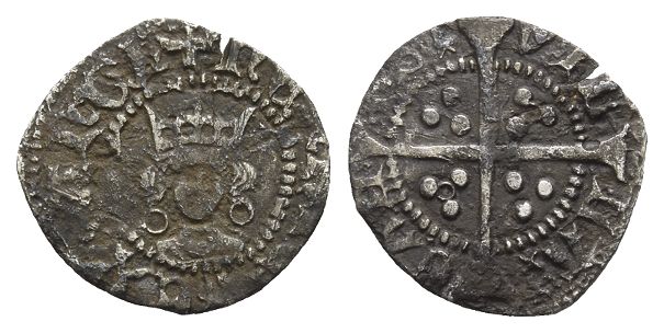 England. Lancaster, Henry VI AR Halfpenny.