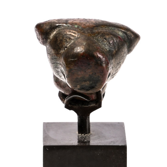 Western Asiatic Bronze Head of a Lioness