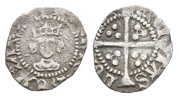 England. Lancaster, Henry VI AR Halfpenny.