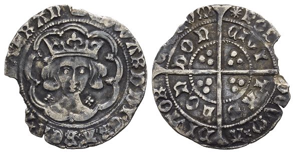 England. York, Edward IV AR Groat.